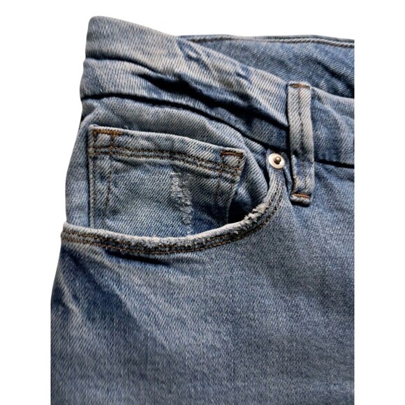 Good American Jeans Womens 12/31 Good Skate Wide Leg 90s Loose High Rise Stretch - Picture 4 of 13